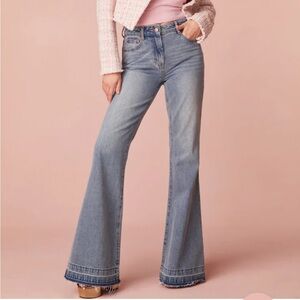 LoveShackFancy Kala Flare Jeans